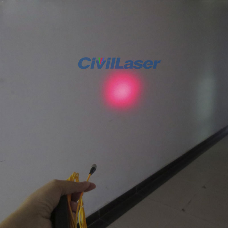 650nm 100mw Single mode fiber coupled Red laser module