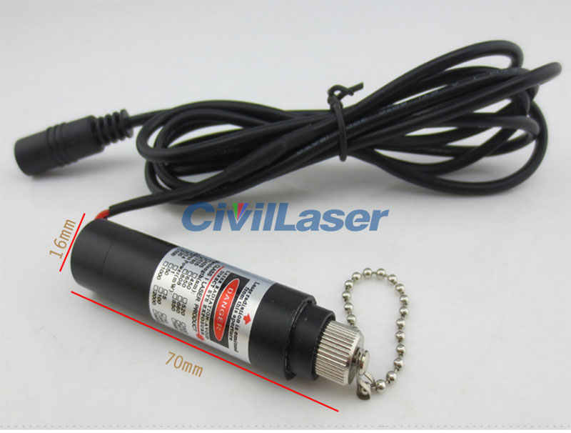650nm 200mw Multi mode fiber coupled Red laser module with FC interface