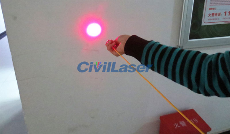 650nm 200mw Multi mode fiber coupled Red laser module with FC interface