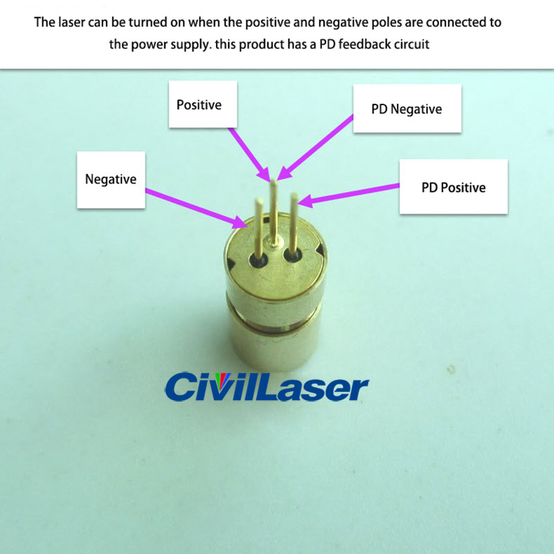 5mW 650nm Dot Industrial laser head Focus adjustable