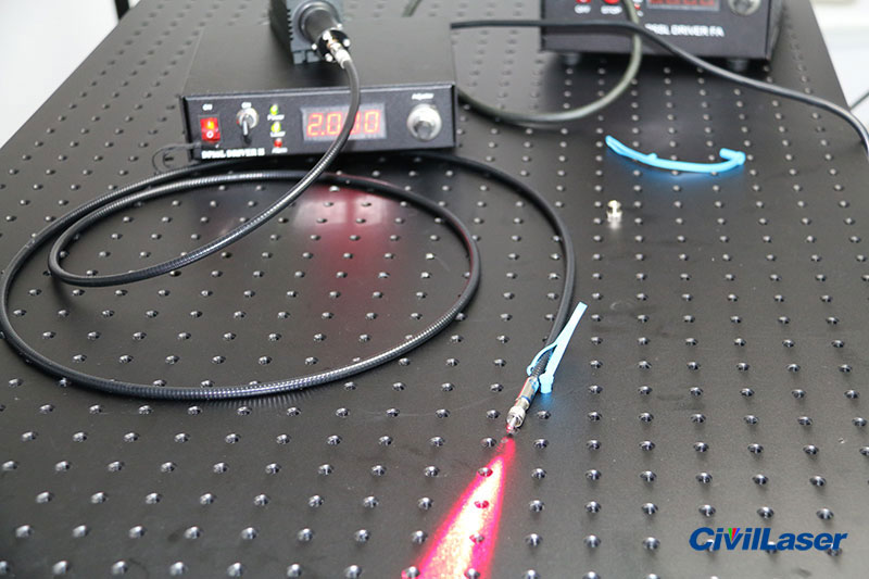 638nm 480mW Fiber coupled laser with power supply
