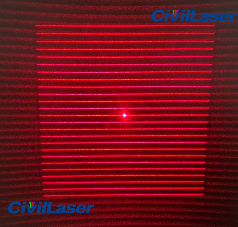 25 Lines Parallel Red laser module