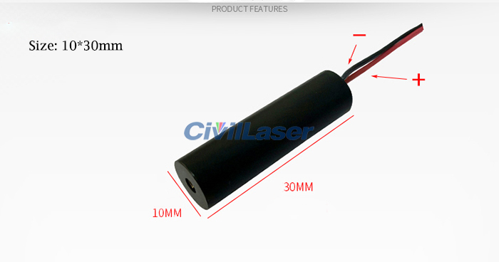 685nm 30mW 50mW Laser Module Dot Dark Red Diode Laser Customized