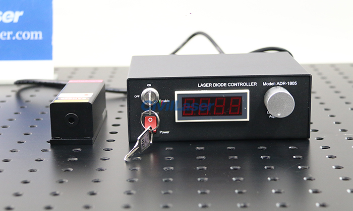 405nm 200mW Blue-Violet Semiconductor Laser Output Power Adjustable
