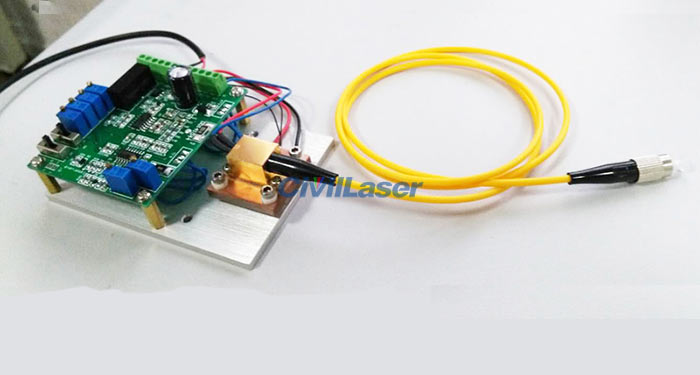 808nm 3W Fiber Coupled Laser Module with Driver Board and Heat Sink
