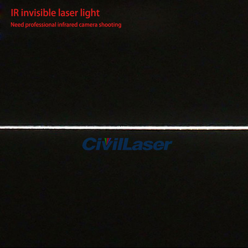 808nm 0.1mw-10mw Output Power adjustable IR laser module