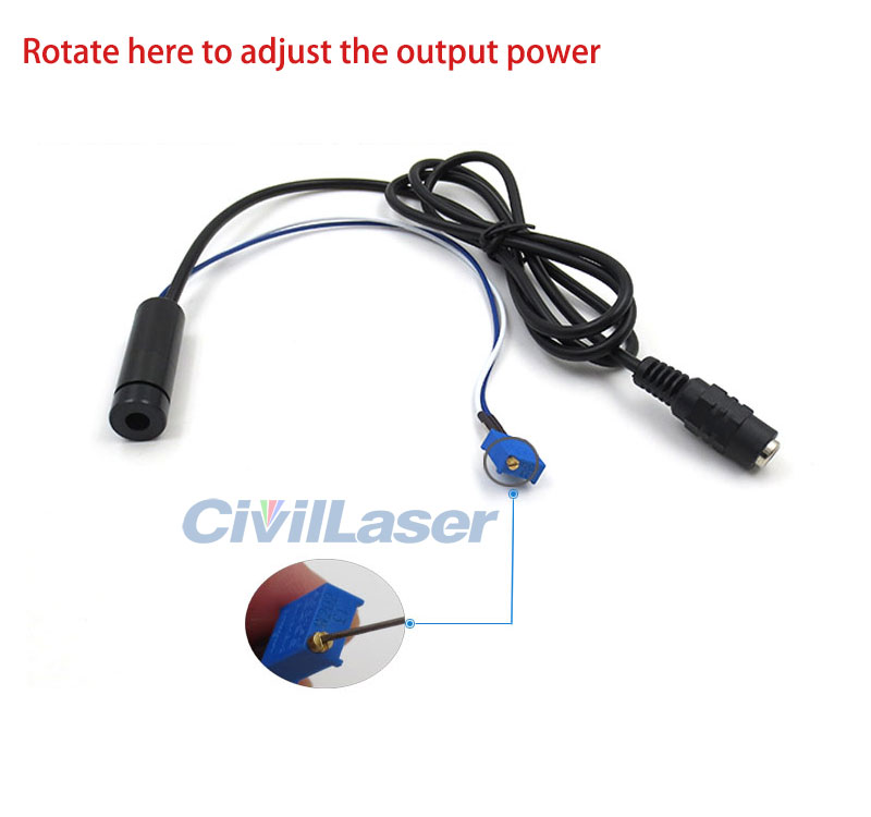 405nm blue violet 0.1mw~10mw Tunable power