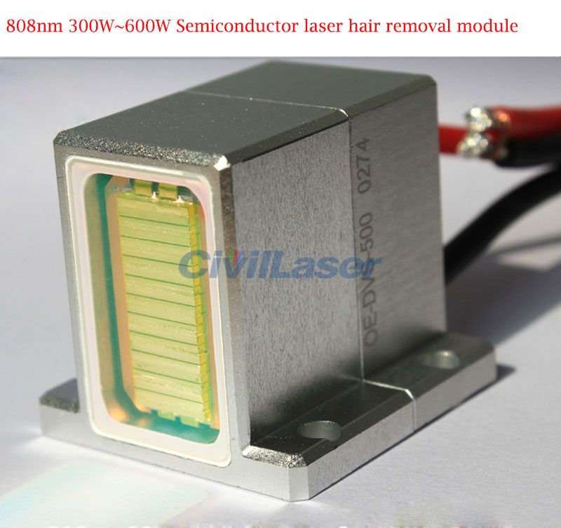 808nm 300W~600W Semiconductor laser hair removal module Near infrared ...