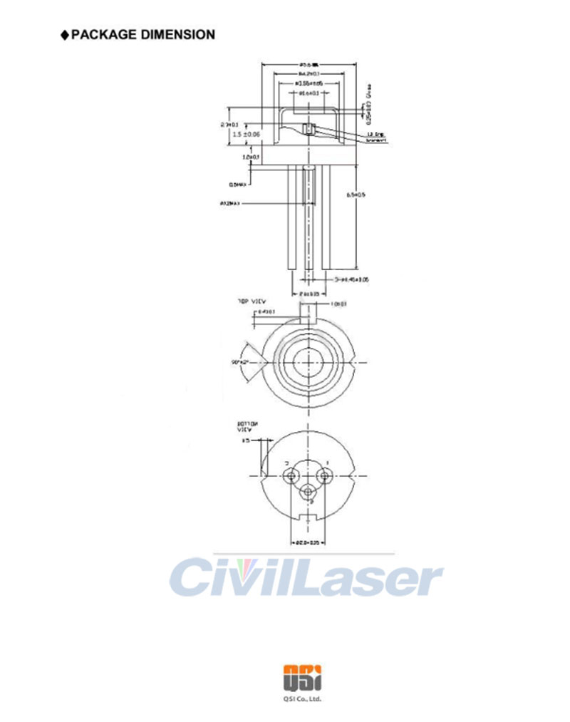 940nm 50mW Powerful Infrared Laser Module TO18 5.6mm