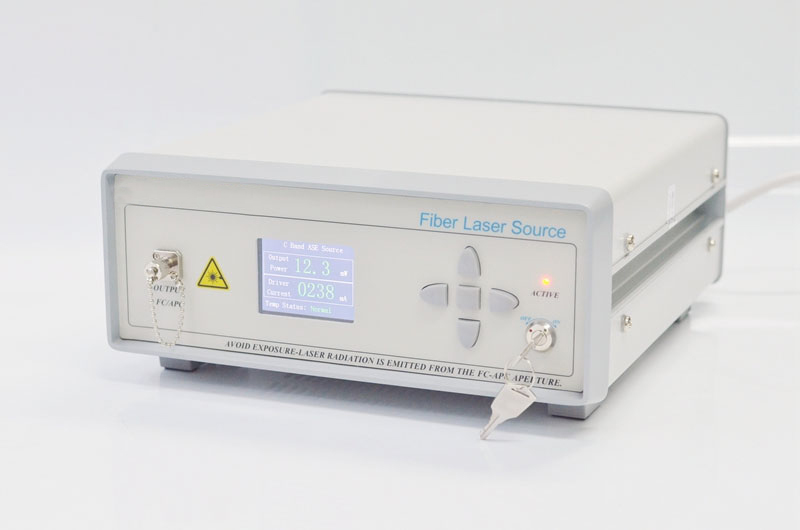 1528~1603nm C+L band 10mW Single-mode Fiber Optic ASE Broadband Light Source Benchtop ASE-CL-10-T-SM-B-S3