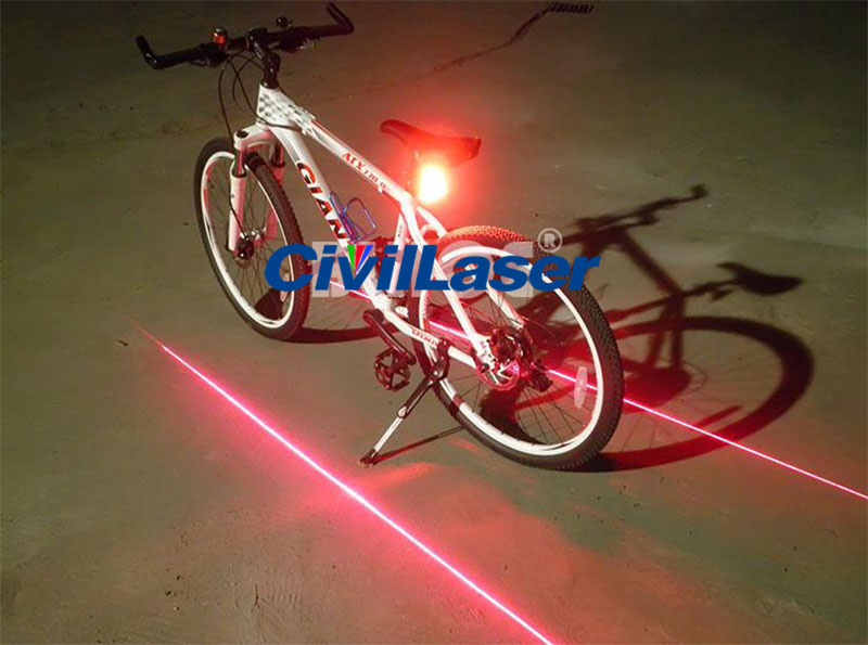 Bicycle tail light Special Line shape laser module