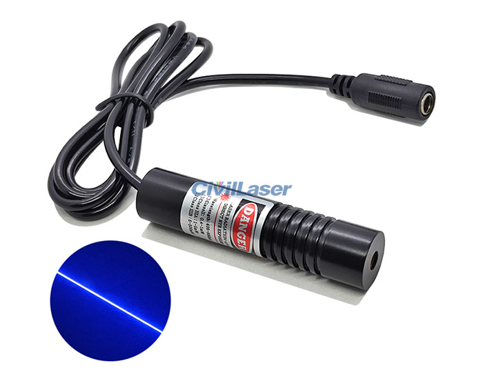450nm 50mW/80mW/100mW Blue Line Laser Module Laser Positioning Φ16X70mm