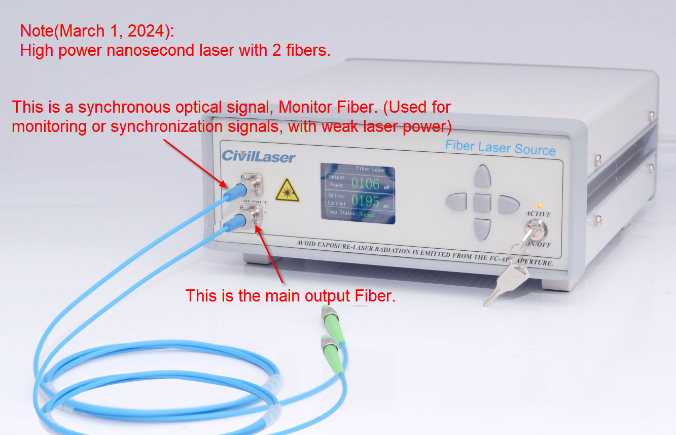 nanosecond pulse laser