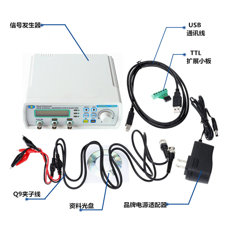 Details about   3-CH DDS Function Signal Arbitrary Waveform Generator 4-CH TTL Signal Generator 