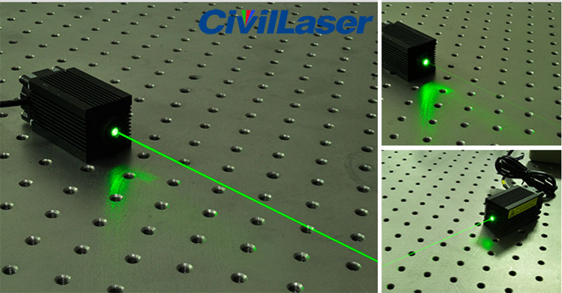 532nm 100mW Green Dot Laser module Room escape 12V