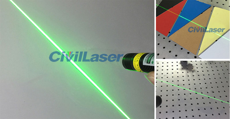 532nm Green laser module Crosshair/ Line/Dot 