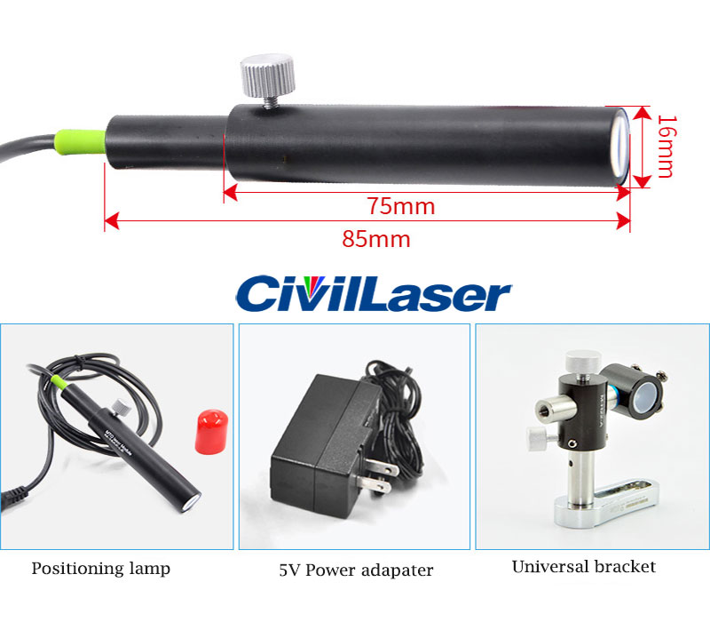 Four grids laser module