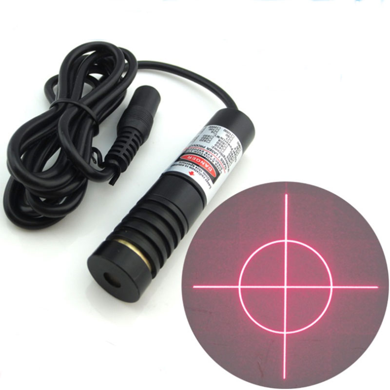 High stability circle with cross effect red / Green / blue laser wavelength and power can be customized - Click Image to Close