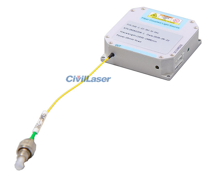 ASE-C-30-SM-M15-2 C-band ASE Broadband Light Source in Micro Format ...