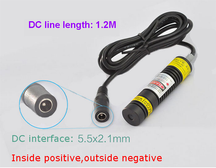 648nm 100mw Red laser module Crosshair Laser/ Line Cast line instrument/ Dot Locating lamp