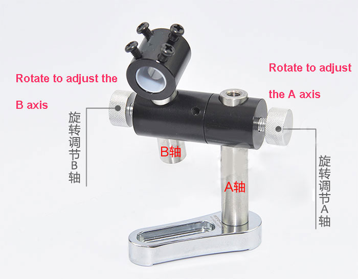 Laser special optical support three axis 720 degrees adjustable