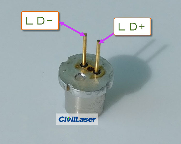 ~4500mW 445nm Blau Nichia NUBM08 Laserdiode vorinstalliert im Lasermodul 