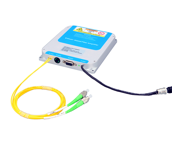 Polarization Maintaining Optical Fiber Amplifier 20dBm 100mW YDFA PM ...