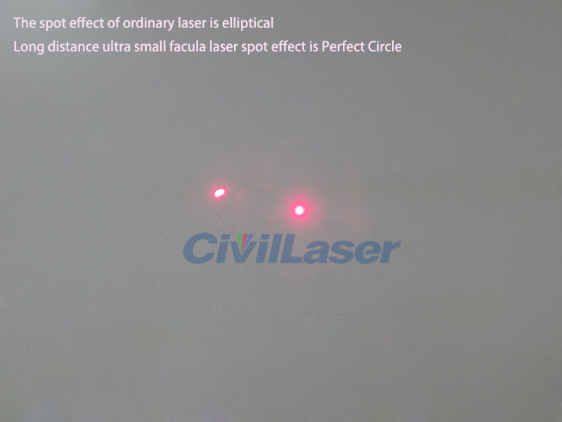 ultra small spot size Perfect Circular laser module