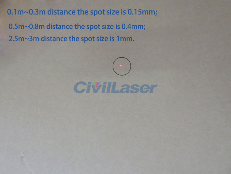 Seiko laser 0.15mm diameter Very fine line width Red laser module
