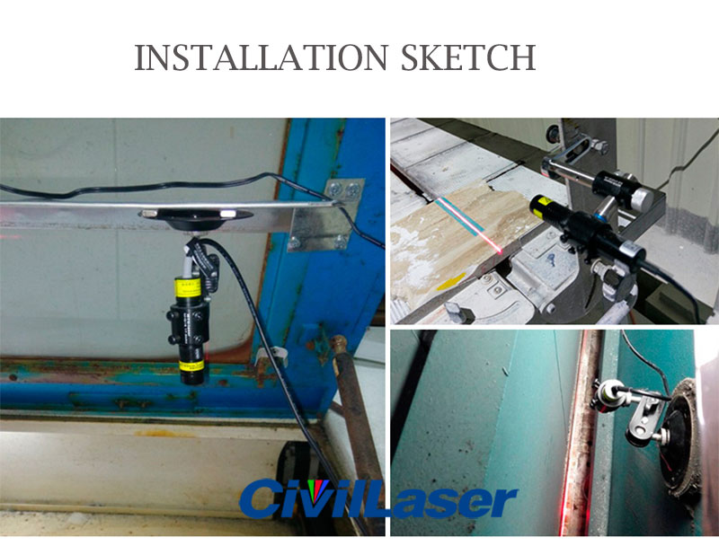 Green/Red/Blue line laser marking