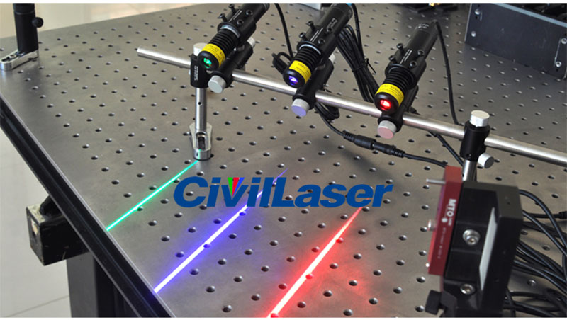 Green/Red/Blue line laser marking