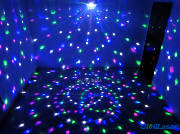 Cheap LED lighting Disco small projector home party with control