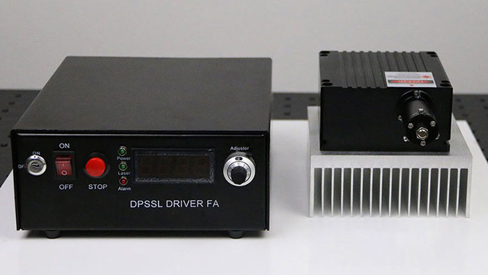 405nm 4000mW Fiber Coupled Laser High Power Blue-Violet Laser Beam