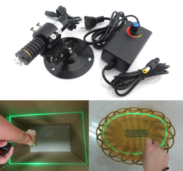 520nm 50mw green line laser module 360° Full range of 520nm Adjustable thickness - Click Image to Close