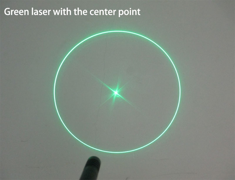 High Power Circle laser with center point