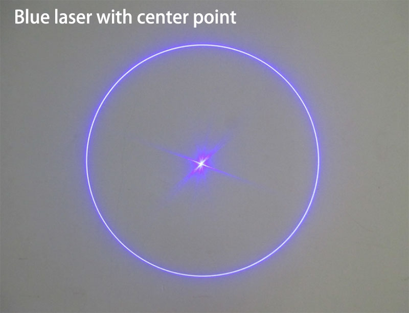 High Power Circle laser with center point