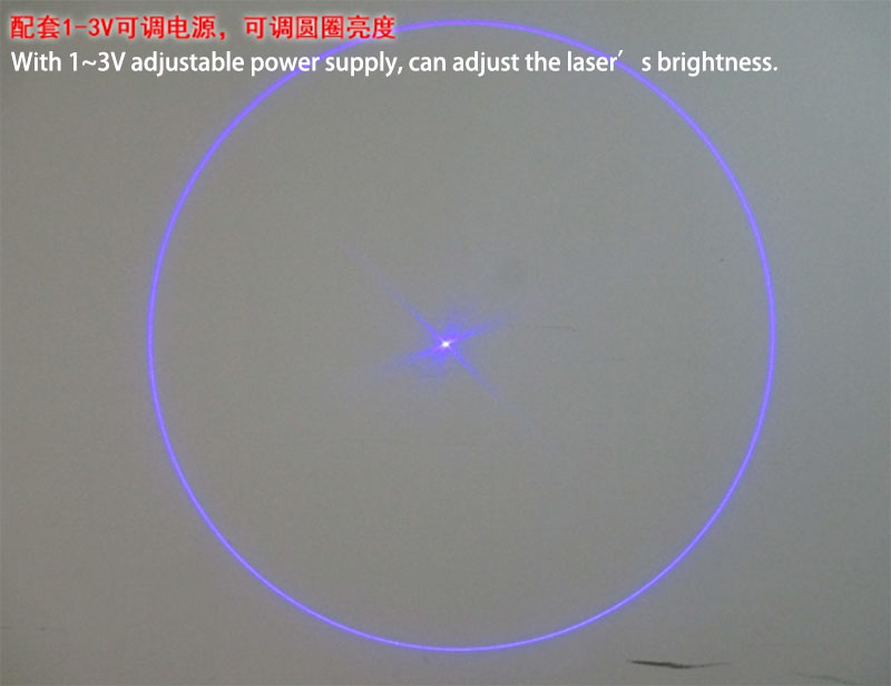 High Power Circle laser with center point