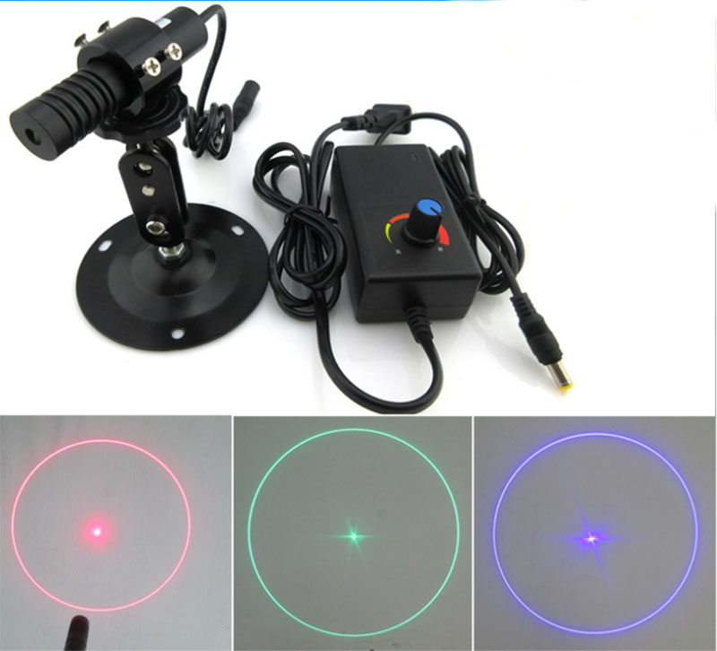 Circle laser with center point effect Red/Green/Blue Effect can be customized