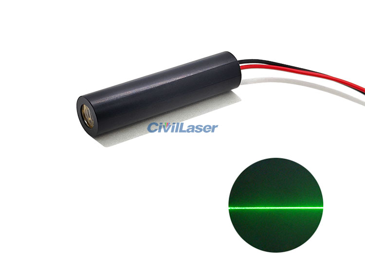 532nm 10mW~80mW Green Laser Module Line Laser Locator Φ12x50mm