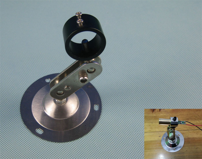 Adjustable Laser Module Mounting Bracket Clamp Holder For 12mm Laser Pointers – Line/Cross/Dot