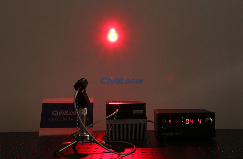 638nm 16W High Power Red Fiber Coupled Laser System For Scientific Research