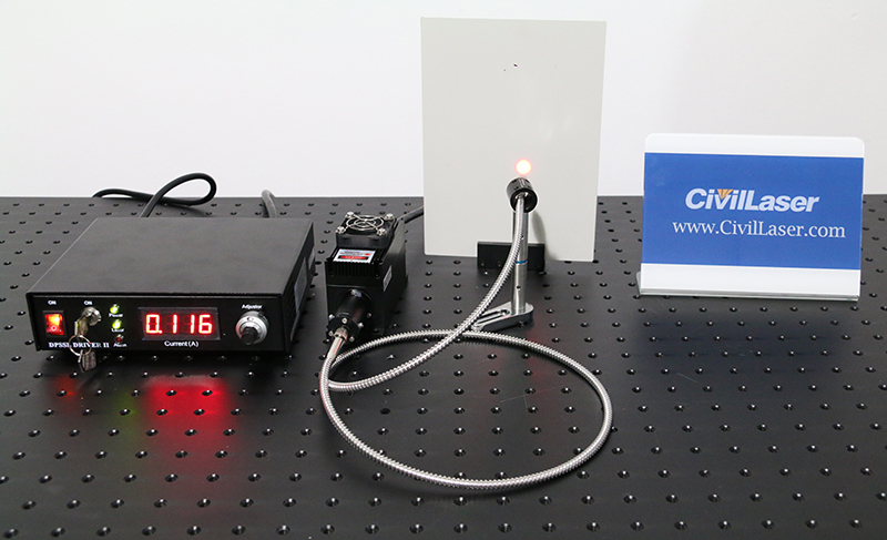 638nm 480mW Fiber coupled laser with power supply