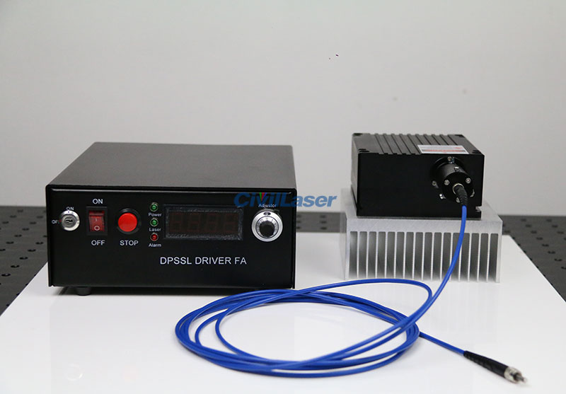 638nm 4.8W Red Fiber Coupled Laser Strong Laser Beam