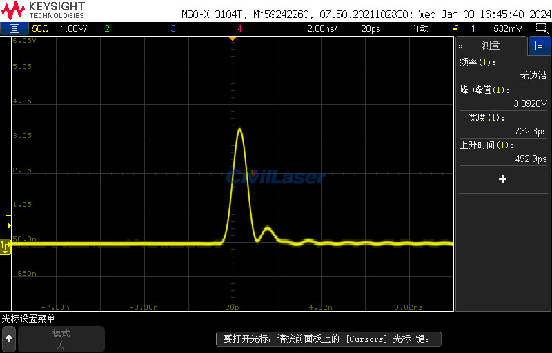 400~1000nm Si Photo Detector High-speed Photodetector Module PD01-VIS