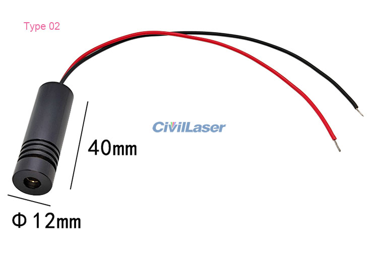 520nm 1mW/5mW/10mW/15mW Green Laser Module Dot/Line/Crosshair Focus ...