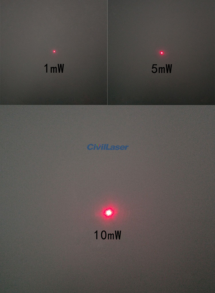 635nm 650nm 0.4mW/1mW/3mW/10mW Red Laser Module Dot Laser Locator Φ12X30mm