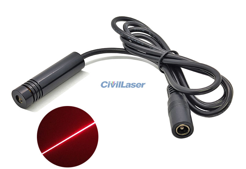 12V~24V 635nm 30mW~150mW Red Laser Module Focus Adjustable Line Laser ...