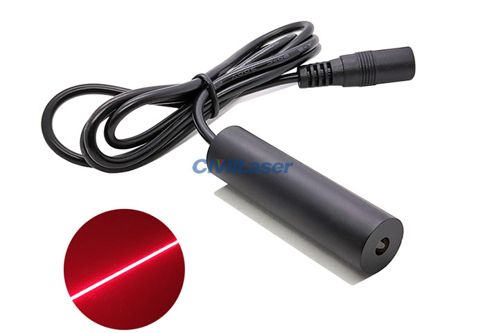 635nm 30mW~185mW Red Laser Diode Module Line Laser Positioner 12V~24V ...