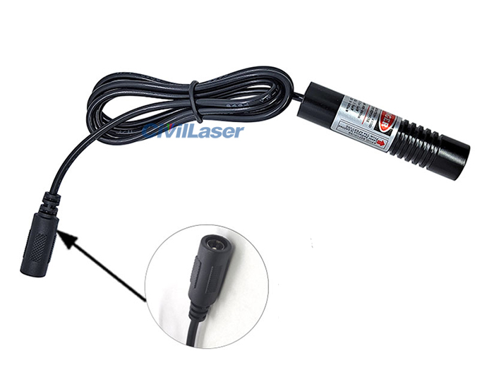 635nm 30mW~185mW Red Line Laser Diode Module Φ16X70mm Can be Customized
