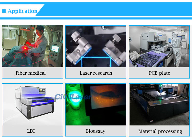 450nm 80mW Blue Fiber Coupled Laser High Stability Diode Laser Module